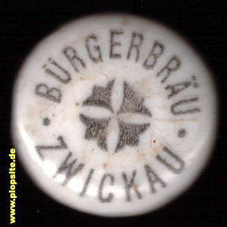 Bügelverschluss aus: Bürgerbräu, Zwickau / Böhmen, Cvikov, Tschechien