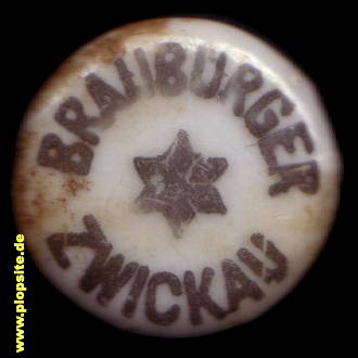 Obraz porcelany z: Vereinsbrauerei Braubürger, Zwickau / Böhmen, Cvikov, Czechy