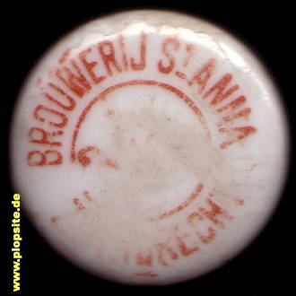 Bügelverschluss aus: Brouwerij Ste. Anne, Zwijndrecht, Niederlande